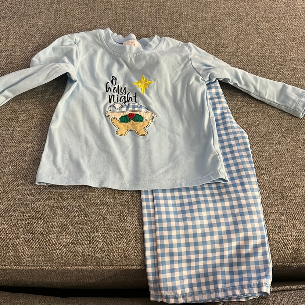 O Holy Night Pants Set - 2t